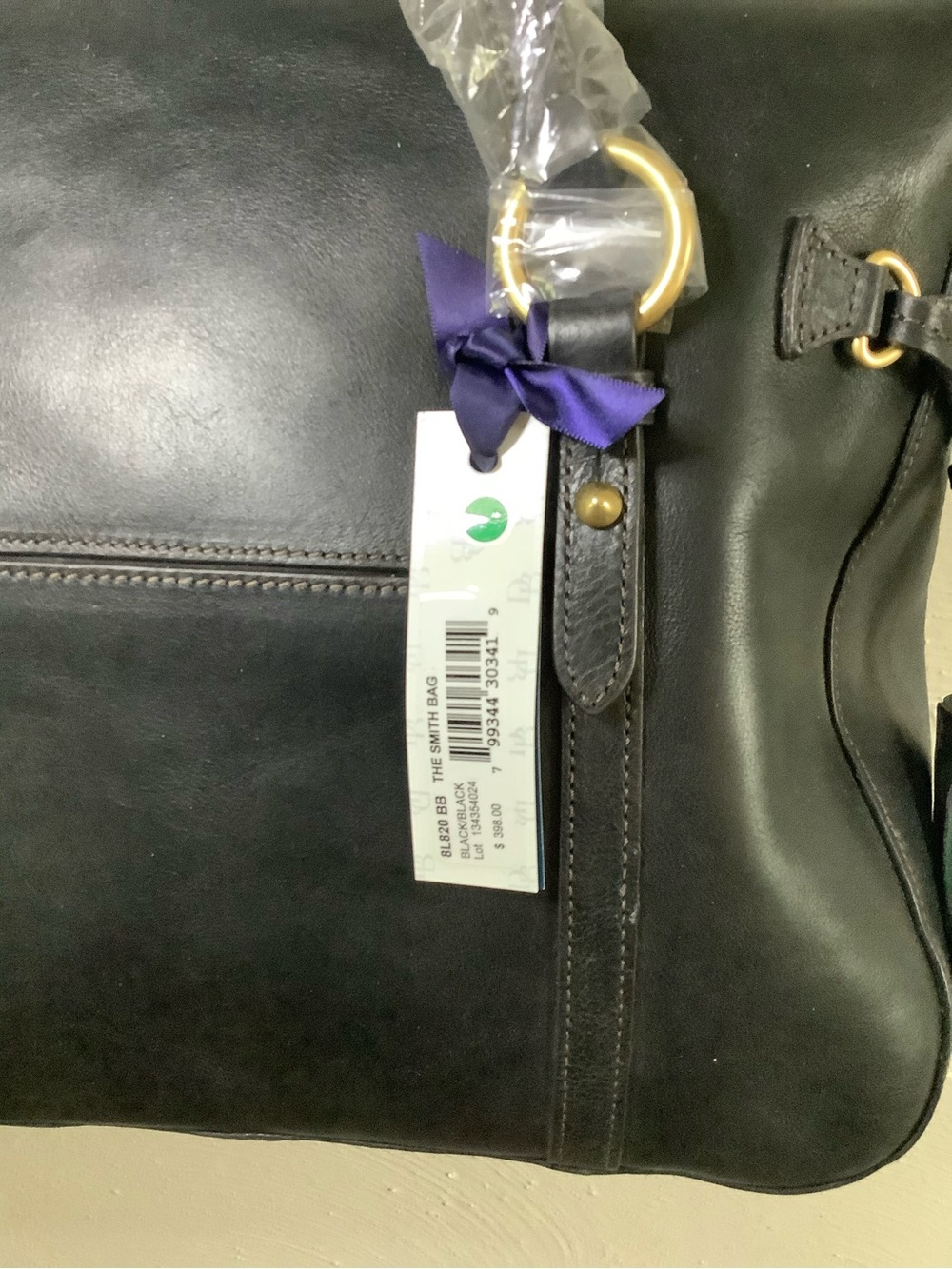 NWT Dooney & Bourke The Smith Bag Black Leather Tote - Picture 5 of 12